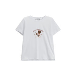 T-Shirt, bianco, Please