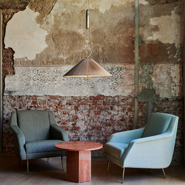 A1972 Pendant, brass/bamboo A1972 Pendant, brass/bamboo, GUBI