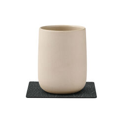 Hippo glasbrik Square, anthracite, LIND DNA