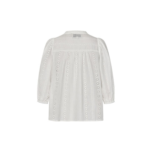 JuneLL Shirt 3/4, white, Lollys Laundry