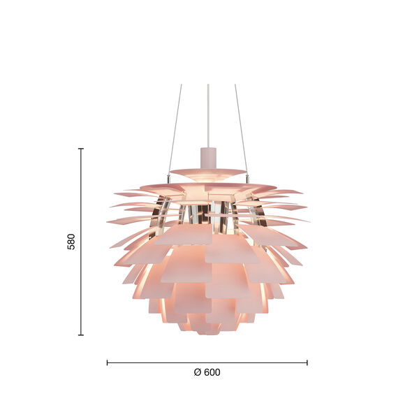 PH Artichoke Pale Rose, Louis Poulsen