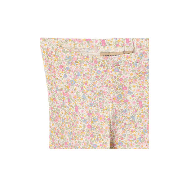 Jersey Leggings Jules, blush flower meadow, Wheat