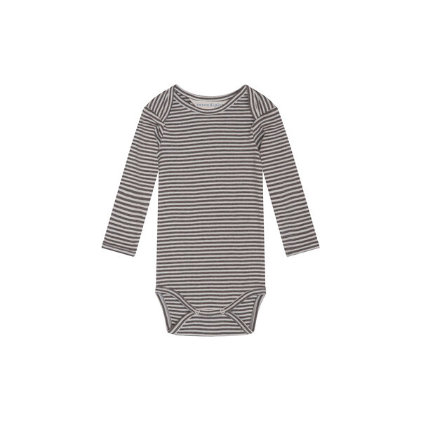 Baby Body Stripe | Soil/Offwhite | Bodystocking, Serendipity