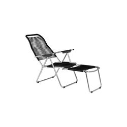 Spaghetti Outdoor Sunbed, black matt, FIAM
