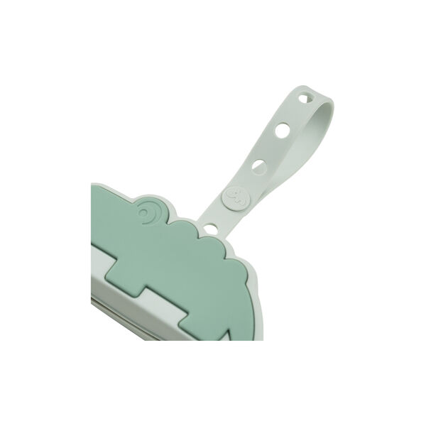 Croco silikone sutteholder, green, Done by Deer