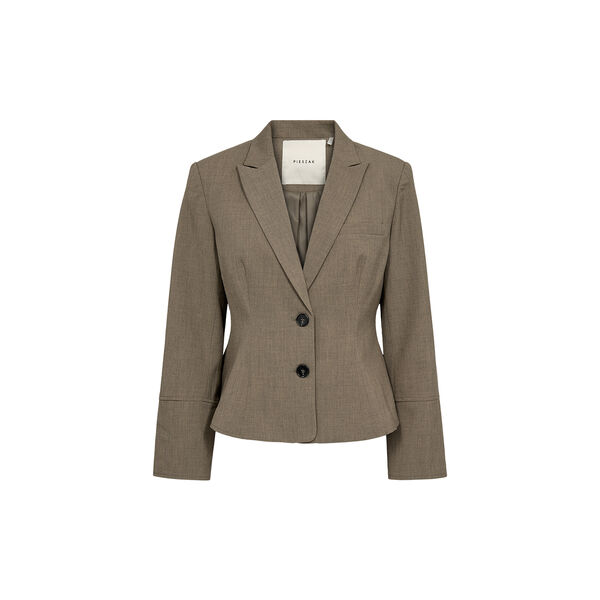 PD-Elina Short Blazer, shadow green melange, Pieszak