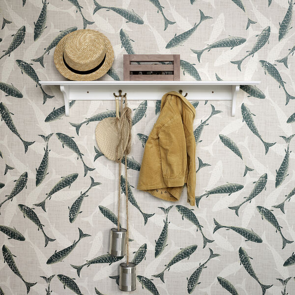 Seaside hylde med kroge, 60x20 cm, Oliver Furniture