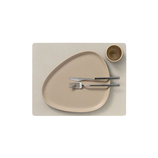 Nupo d&aelig;kkeserviet Square L, oyster white, LIND DNA