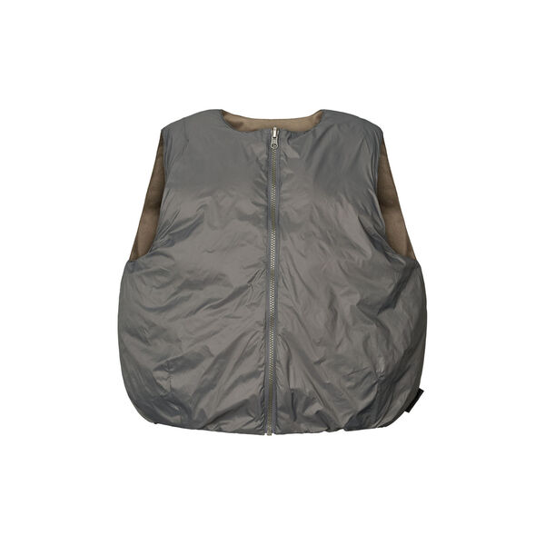 Gilet Revsersible Cocoon, grey thunder, Rethinkit