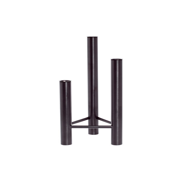 VISTA lysestage/vase, sort, Kay Bojesen