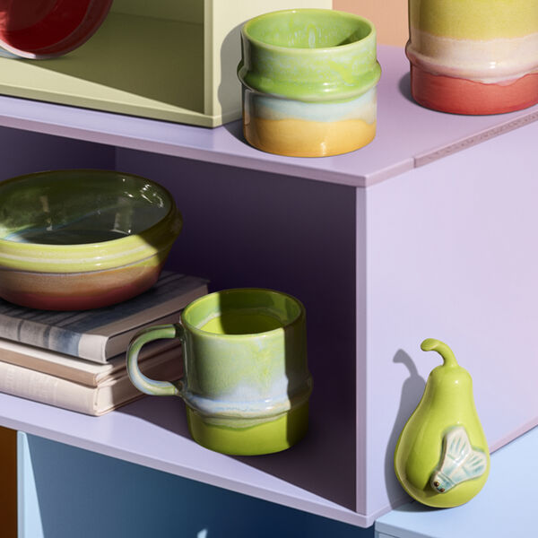 Poppery P&aelig;re med natsv&aelig;rmer figur, apple green/mint, K&auml;hler