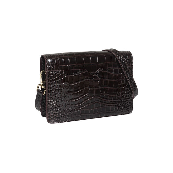 Jolie Grande taske, brown croco, Naledi Copenhagen