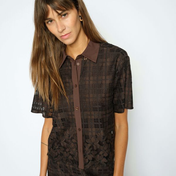 MMLia Checko SS Lace Shirt, delicioso, MOS MOSH