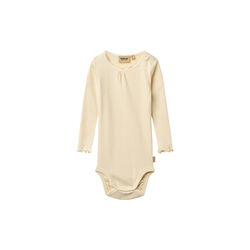 Rib Body L/S Lotta, barely apricot, Wheat