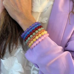 Jasmine small armb&aring;nd, light pink, Nuni Copenhagen