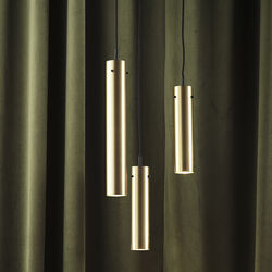 FM2014 Solid Pendant, polished brass, FRANDSEN