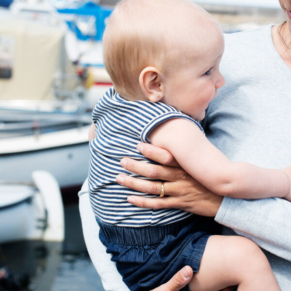 Baby Tank Stripe, navy/offwhite, Serendipity