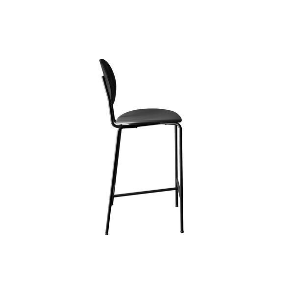 PIET HEIN Counter Chair, black lacquered oak/Solid Black 509 PIET HEIN Counter Chair, black lacquered oak/Solid Black 509, Sibast Furniture