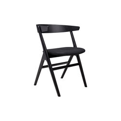 Sibast No 9 spisestol, black lacquered oak/black, Sibast Furniture