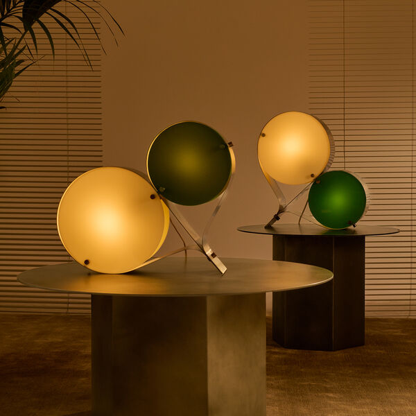 Coppia Table Lamp, ivory/clover Coppia Table Lamp, ivory/clover, GUBI