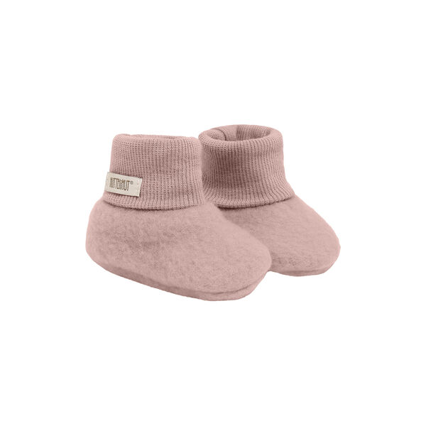 Footies Wool Fleece, mahogany rose, HUTTEliHUT