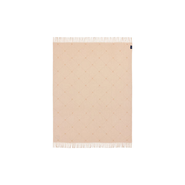 Icons Signature Star Recycled Wool Throw, beige/white, Lexington