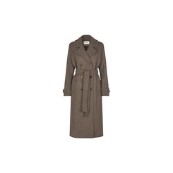 ShayMD coat, chocolate chip melange, Modstr&ouml;m