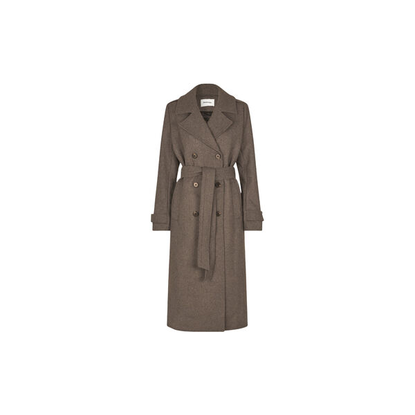 ShayMD coat, chocolate chip melange, Modstr&ouml;m