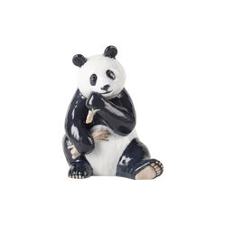 Spisende Panda figur, Royal Copenhagen