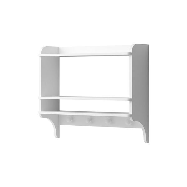 Seaside boghylde med knager Seaside boghylde med knager, Oliver Furniture