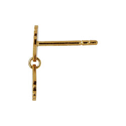 Two Petit Shell Earring Single, gold, Stine A Jewelry