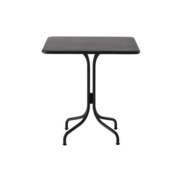 Thorvald SC97 Outdoor Café Table Square, warm black, &Tradition