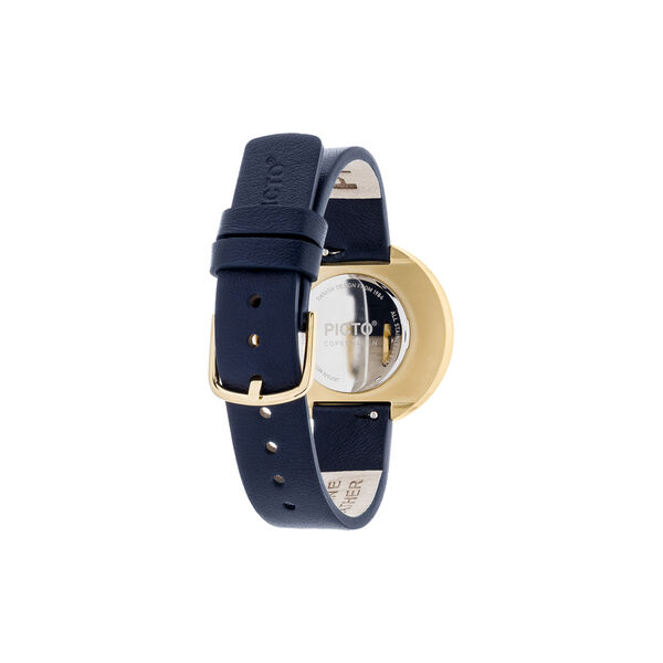 PICTO armbåndsur, midnight blue/midnight blue, PICTO
