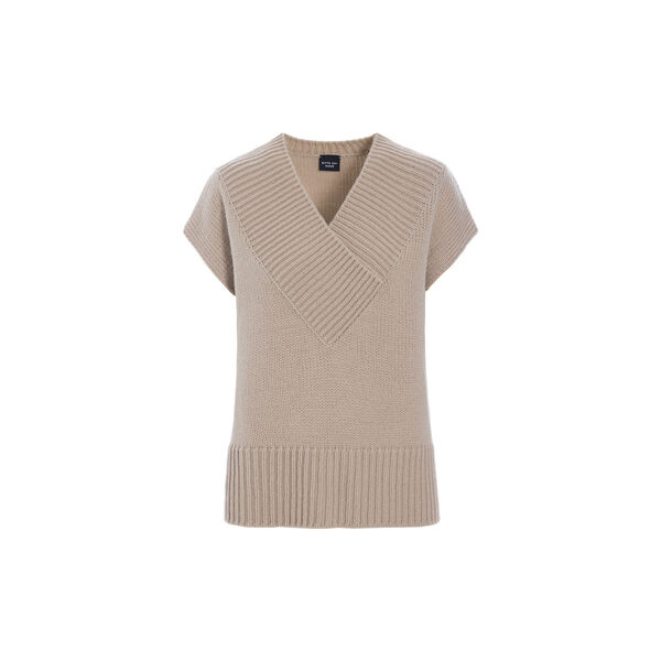 Nitto &aelig;rmel&oslash;s bluse, stone, BITTE KAI RAND