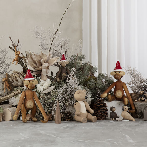 Nissehue, rød/hvid, Kay Bojesen Denmark