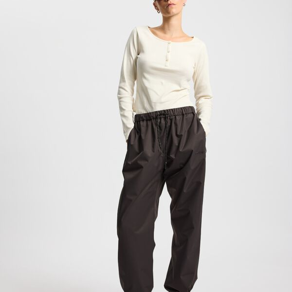 Rainshell Trousers, almost black, Rethinkit