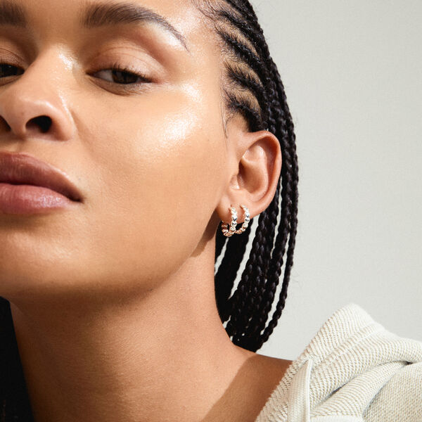 MAEVE Øreringe, silver plated, Pilgrim