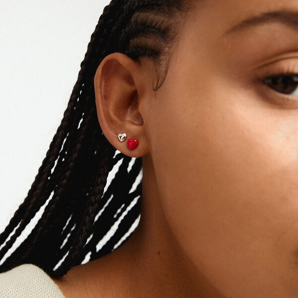 MAEVE &Oslash;restikker 2 s&aelig;t, silver plated, Pilgrim