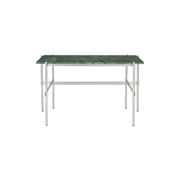 TS Desk, green guatemala marble/steel TS Desk, green guatemala marble/steel, GUBI