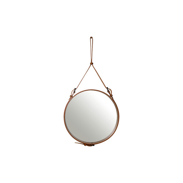 Adnet Circular Wall Mirror, tan, GUBI