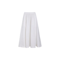 Airy linen nederdel, white, BITTE KAI RAND