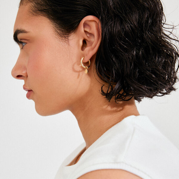 FIRE hoops, guldbelagt, Pilgrim