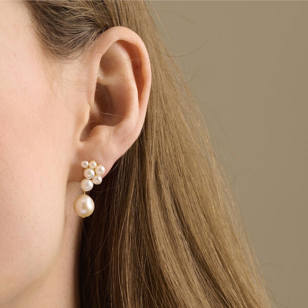 Ocean Treasure &Oslash;restikker, forgyldt, Pernille Corydon Jewellery
