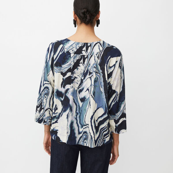 MaDaciana Top, wisteria, Masai