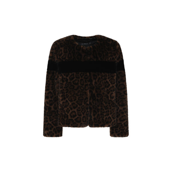Leo Fur Coat, brown leo, Micha