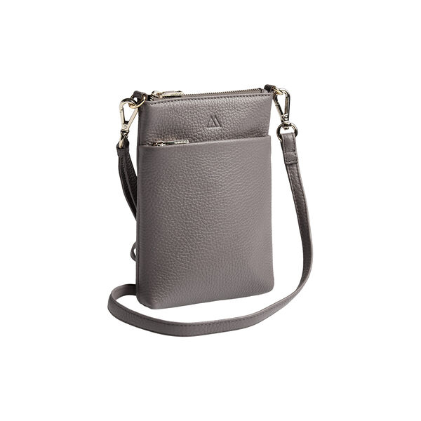 MaiaMBG Mini Cross. Bag Grain, taupe w/gold, Markberg