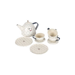 Tea Party, blue dot, Konges Sl&oslash;jd