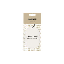 No. 1 Scented Car/Room Tag, Geranium/Incense, Candly & Co