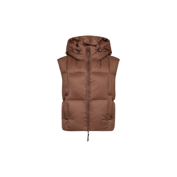 MMKiara Tally Down Vest, downtown brown, MOS MOSH