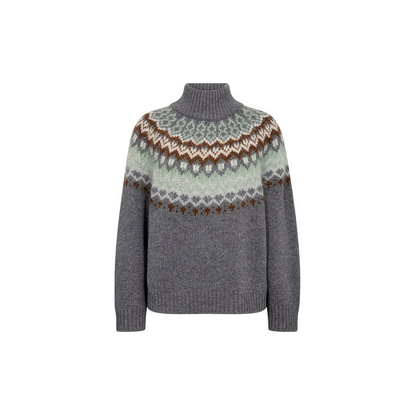 MMDaya Fjord Highneck Knit, thunderstorm, MOS MOSH